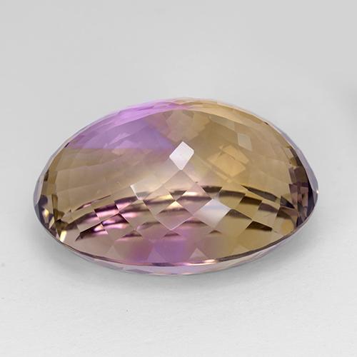 Amétrine Bicolore naturelle Coupe ovale, 50.98 ct, IF