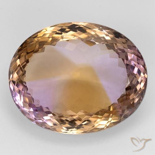 45.17ct Naturel Bicolore Amétrine, ovale, IF