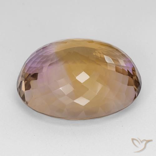 Amétrine Bicolore naturelle ovale, 45.17 ct, IF
