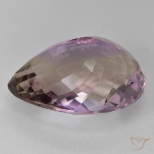 Amétrine Bicolore naturelle En forme de poire, 19.05 ct, VS