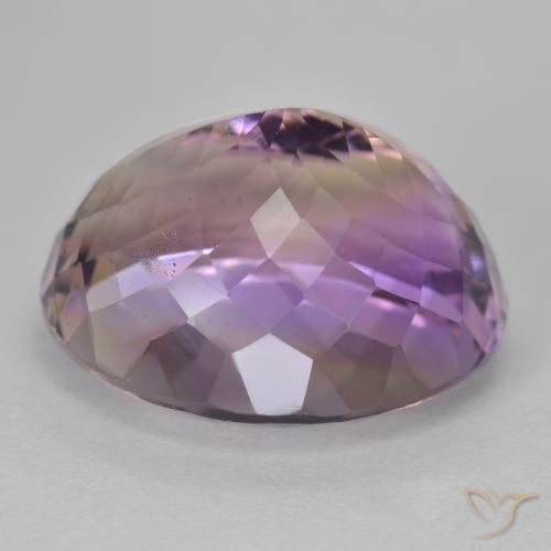 Amétrine Bicolore naturelle ovale, 19.64 ct, VS