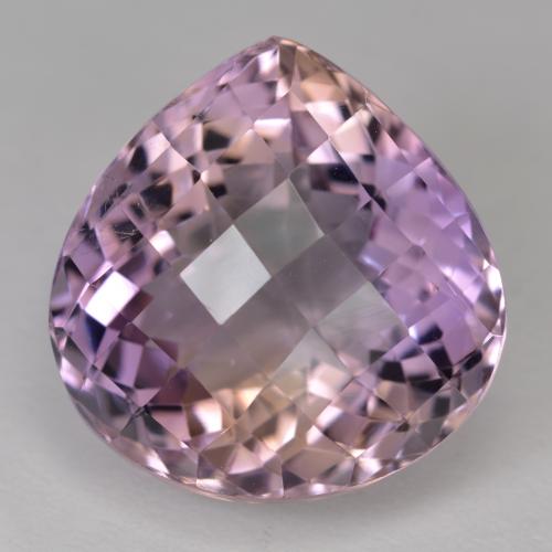 Amétrine bicolore naturelle en forme de poire, 19,34 ct, VS