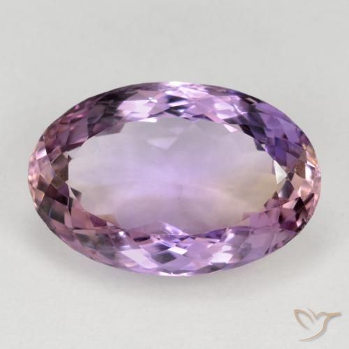 12.84ct Naturel Bicolore Amétrine, ovale, VVS-VS