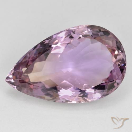 23.98ct Naturel Bicolore Amétrine, En forme de poire, VVS