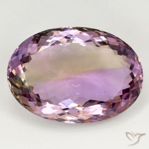 37.23ct Naturel Bicolore Amétrine, ovale, VVS