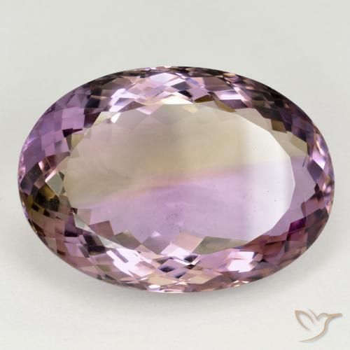 Amétrine Bicolore naturelle ovale, 37.23 ct, VVS