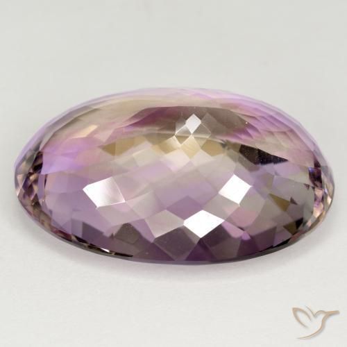 Amétrine Bicolore naturelle ovale, 37.23 ct, VVS