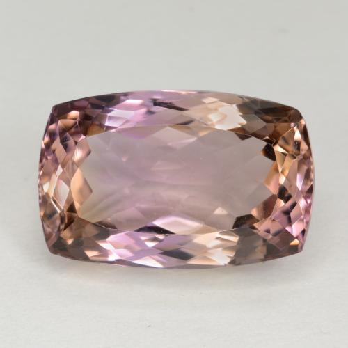 Amétrine bicolore naturelle coupe coussin, 12,72 ct, VVS