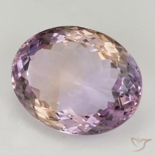Amétrine Bicolore naturelle ovale, 20.51 ct, VVS