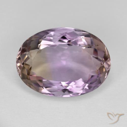 Amétrine Bicolore naturelle Coupe ovale, 6.49 ct, VVS-VS