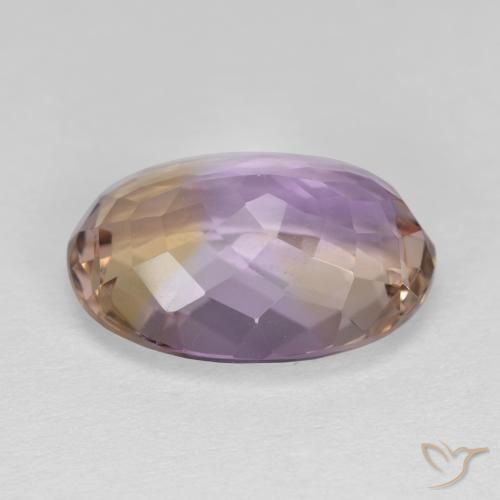 Amétrine Bicolore naturelle Coupe ovale, 6.49 ct, VVS-VS