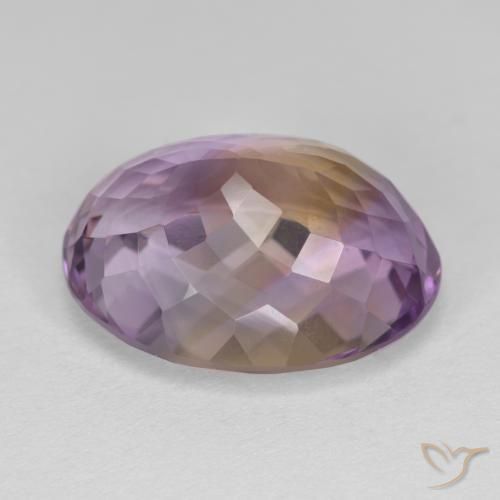 Amétrine Bicolore naturelle ovale, 10.39 ct, VVS