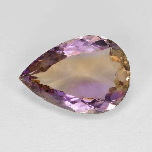 Amétrine Bicolore naturelle En forme de poire, 5.46 ct, VVS