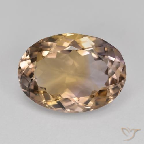 8.44ct Naturel Bicolore Amétrine, ovale, VVS
