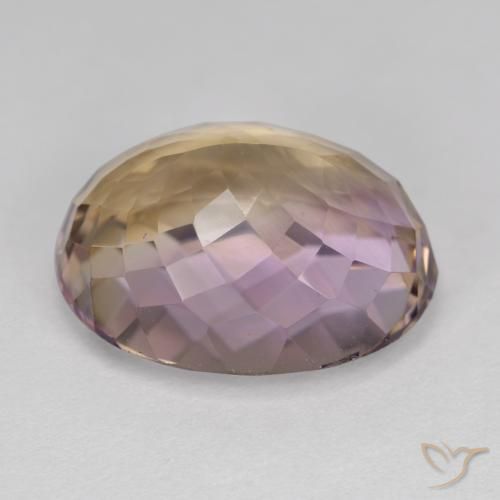 Amétrine Bicolore naturelle ovale, 12.67 ct, VVS