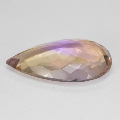 Amétrine Bicolore naturelle En forme de poire, 11.88 ct, VS