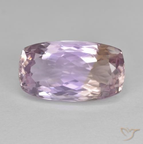 8.16ct Naturel Bicolore Amétrine, Coussin, VS