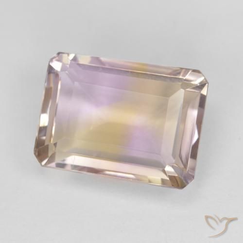 Amétrine Bicolore naturelle Octogone / coupe Émeraude, 6.56 ct, VVS