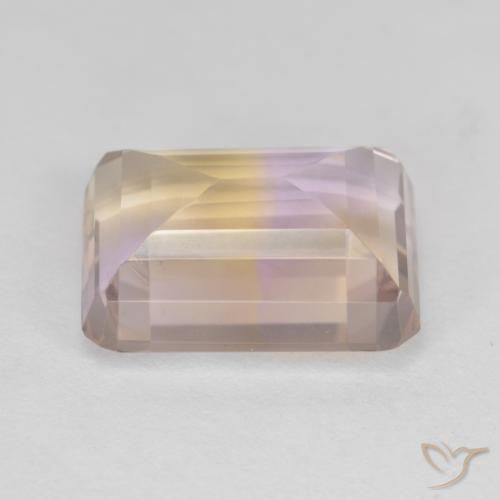 Amétrine Bicolore naturelle Octogone / coupe Émeraude, 6.56 ct, VVS