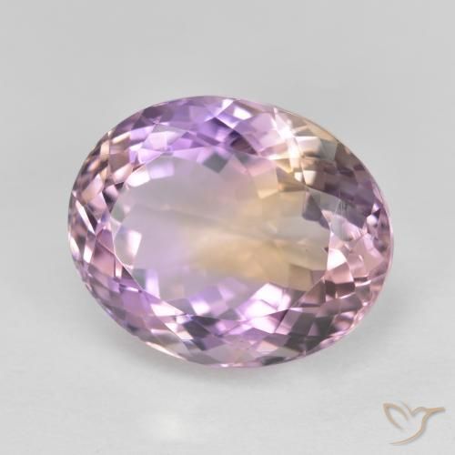 Amétrine Bicolore naturelle ovale, 11.44 ct, VVS