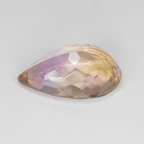Amétrine Bicolore naturelle En forme de poire, 5.75 ct, VS