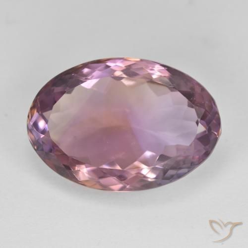 10.78ct Naturel Bicolore Amétrine, ovale, VS