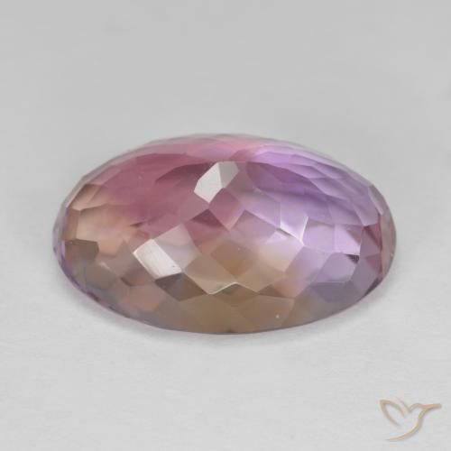 Amétrine Bicolore naturelle ovale, 10.78 ct, VS