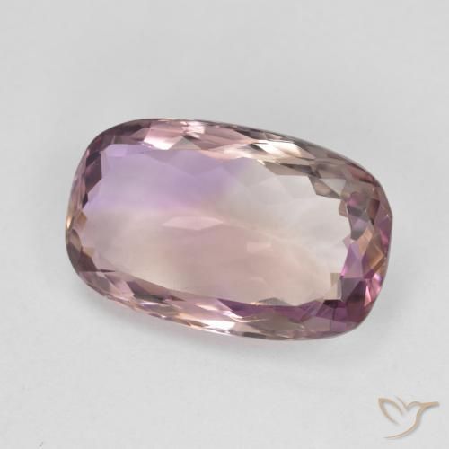 Amétrine Bicolore naturelle Coussin, 6.88 ct, VVS-VS