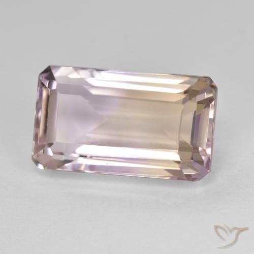 Amétrine Bicolore naturelle Octogone / coupe Émeraude, 8.87 ct, VVS-VS