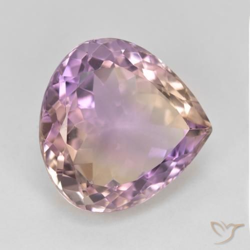 Amétrine Bicolore naturelle En forme de poire, 10.23 ct, VVS-VS
