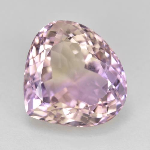 Amétrine bicolore naturelle en forme de poire, 8,90 ct, VVS-VS