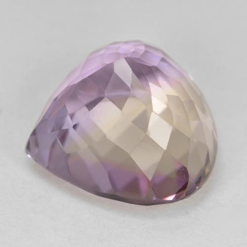 Amétrine bicolore naturelle en forme de poire, 8,90 ct, VVS-VS