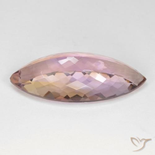 Amétrine Bicolore naturelle Marquise, 21.45 ct, VS