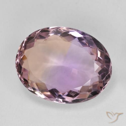 Amétrine Bicolore naturelle ovale, 10.95 ct, VVS