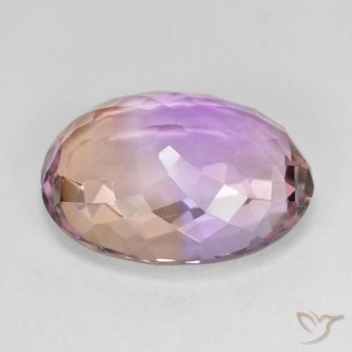 Amétrine Bicolore naturelle ovale, 10.95 ct, VVS