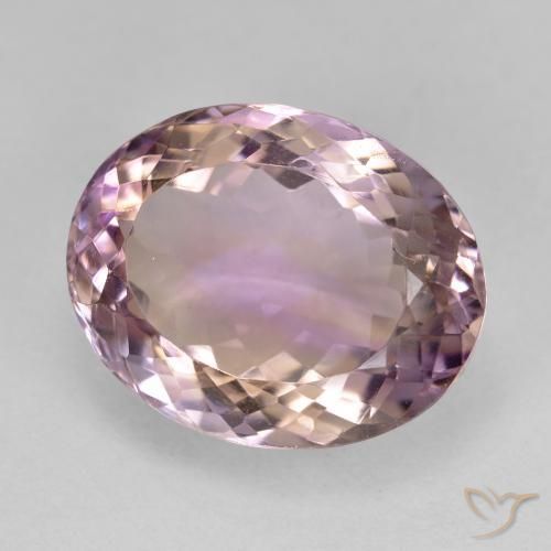Amétrine Bicolore naturelle ovale, 17.65 ct, VVS