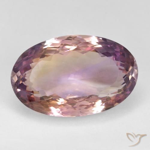 23.80ct Naturel Bicolore Amétrine, ovale, VS