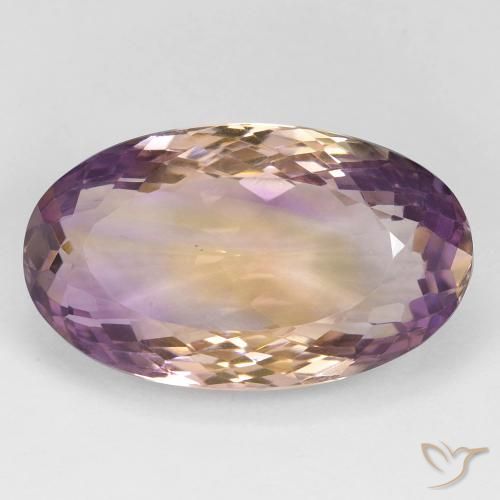 23.40ct Naturel Bicolore Amétrine, ovale, VS