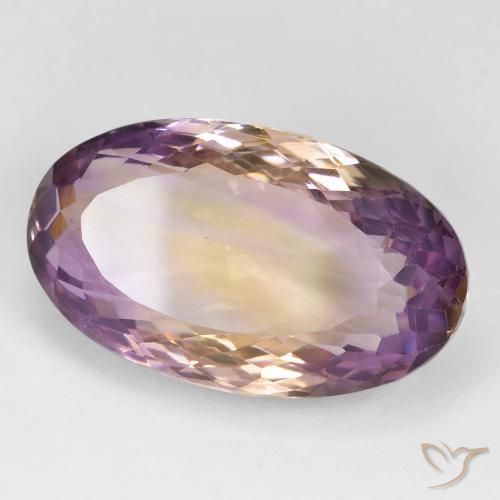 Amétrine Bicolore naturelle ovale, 23.40 ct, VS