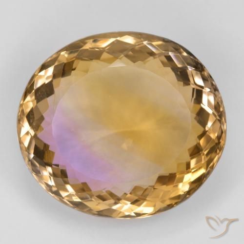 29.00ct Naturel Bicolore Amétrine, ovale, VVS
