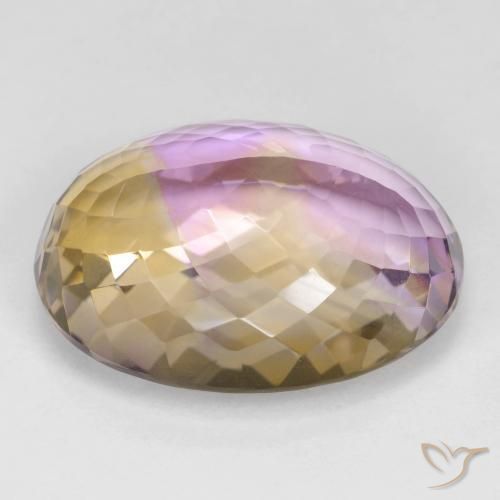 Amétrine Bicolore naturelle ovale, 24.08 ct, VVS