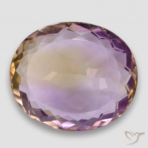 29.46ct Naturel Bicolore Amétrine, ovale, VVS-VS