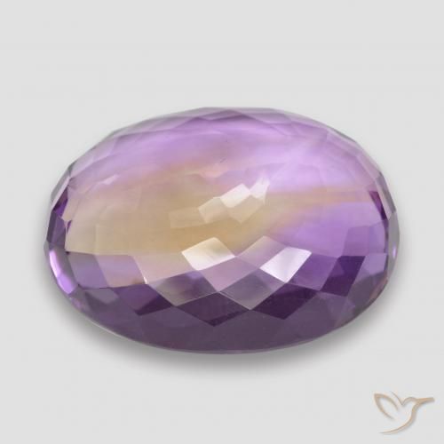 Amétrine Bicolore naturelle ovale, 29.46 ct, VVS-VS