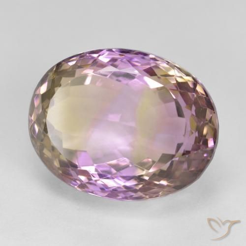 Amétrine Bicolore naturelle ovale, 19.51 ct, VVS
