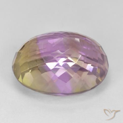 Amétrine Bicolore naturelle ovale, 19.51 ct, VVS
