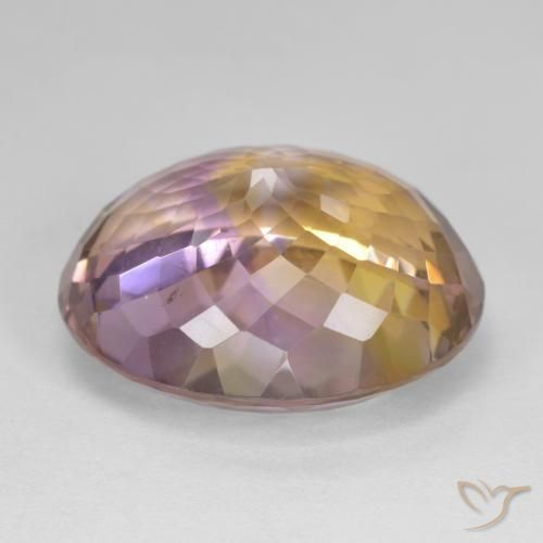 Amétrine Bicolore naturelle ovale, 25.10 ct, VVS