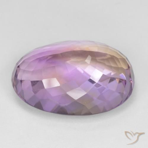 Amétrine Bicolore naturelle ovale, 18.81 ct, VVS