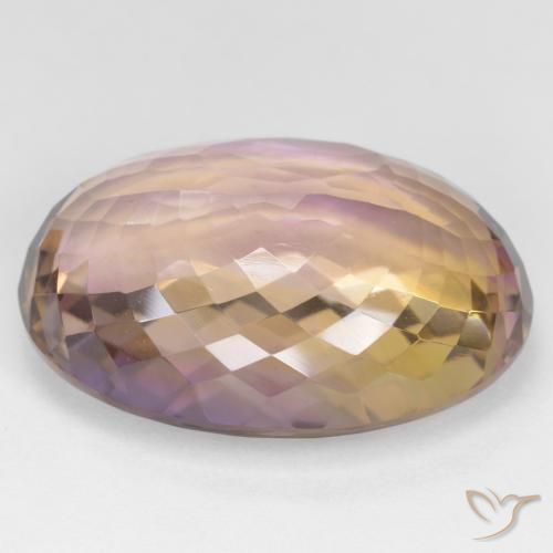 Amétrine Bicolore naturelle ovale, 32.77 ct, VVS