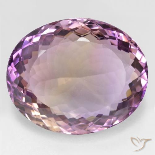 30.54ct Naturel Bicolore Amétrine, ovale, VVS