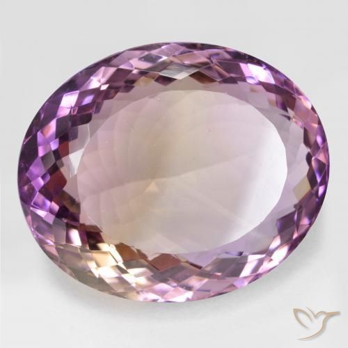 Amétrine Bicolore naturelle ovale, 30.54 ct, VVS